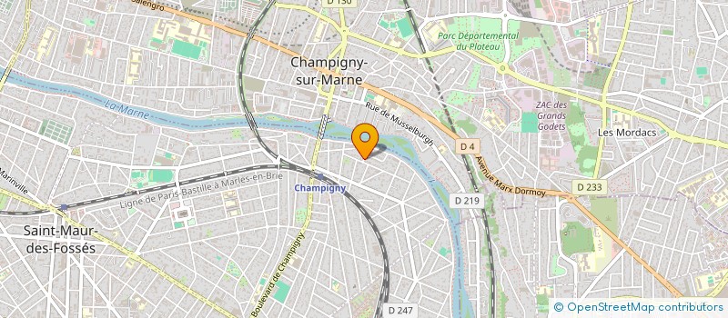 localisation de l'entreprise SCI MANDAREVE à SAINT-MAUR-DES-FOSSES