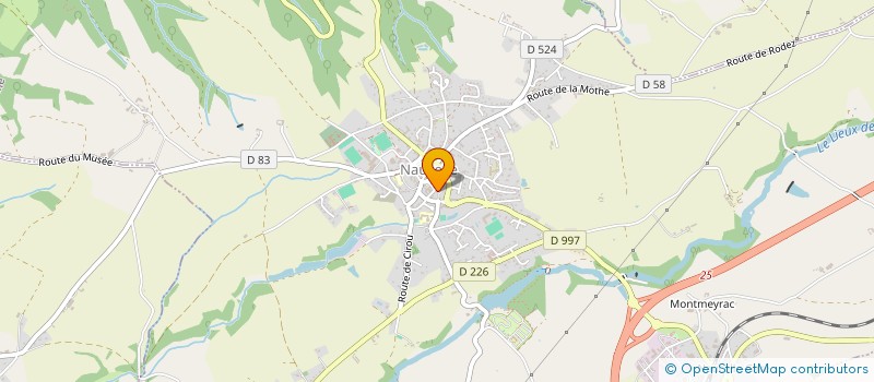 localisation de l'entreprise SCI MANDARINE  NAUCELLE