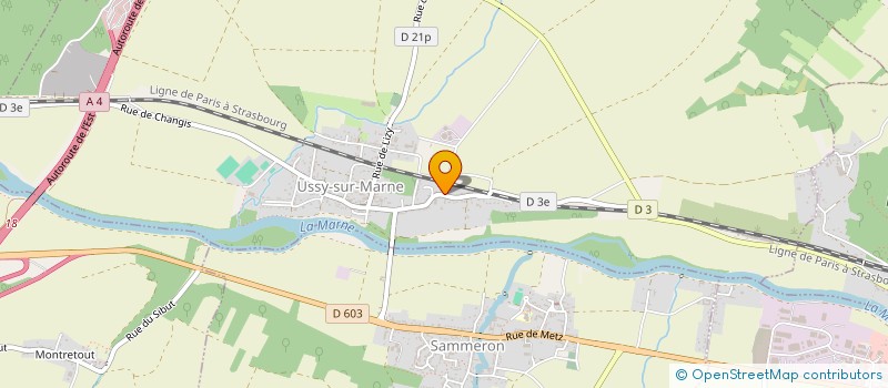 localisation de l'entreprise SCI MANDARINE  USSY-SUR-MARNE