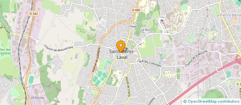 localisation de l'entreprise SCI MANDARINE GESTION  SAINT-GENIS-LAVAL