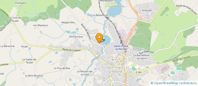 localisation de l'entreprise SCI MANDARINES à SAINT-YRIEIX-LA-PERCHE