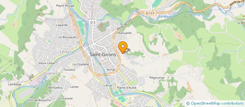localisation de l'entreprise SCI MANDETTE à SAINT-GIRONS