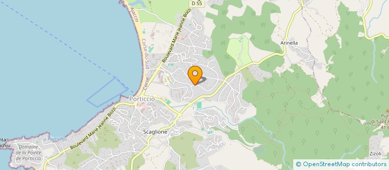 localisation de l'entreprise SCI MANDEVA à ALBITRECCIA
