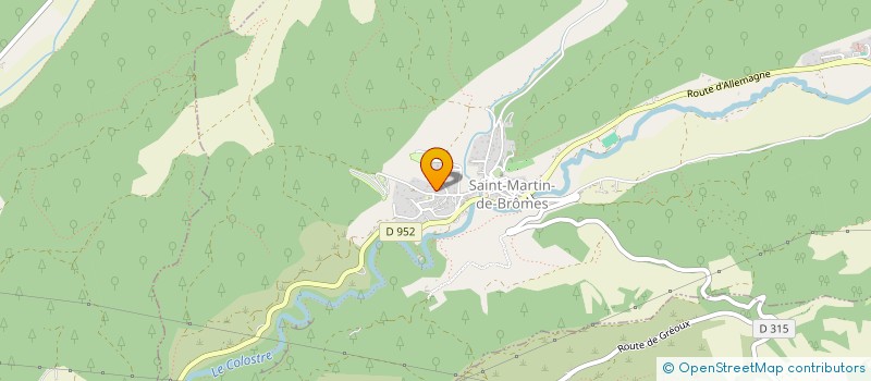 localisation de l'entreprise SCI MANDICOLAS à GREOUX-LES-BAINS
