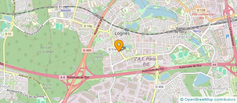 localisation de l'entreprise SCI MANDINET à LOGNES