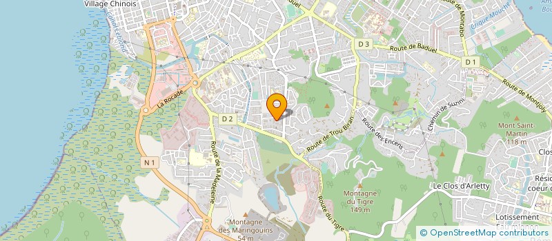 localisation de l'entreprise SCI MANDJI  CAYENNE