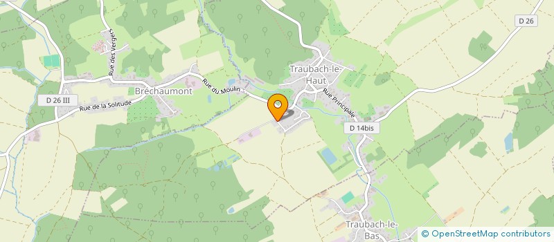 localisation de l'entreprise SCI MANDOLINE  TRAUBACH-LE-HAUT