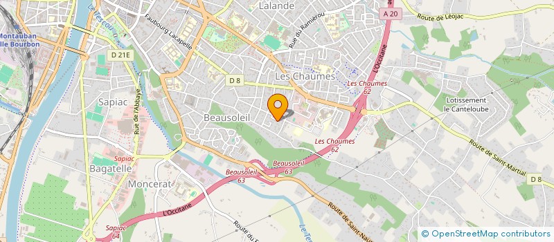 localisation de l'entreprise SCI MANDOUME INVEST  MONTAUBAN