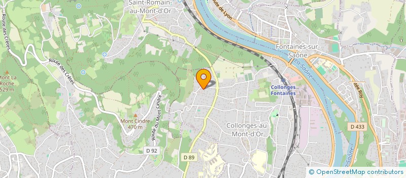 localisation de l'entreprise SCI MANDRILA  COLLONGES-AU-MONT-D'OR