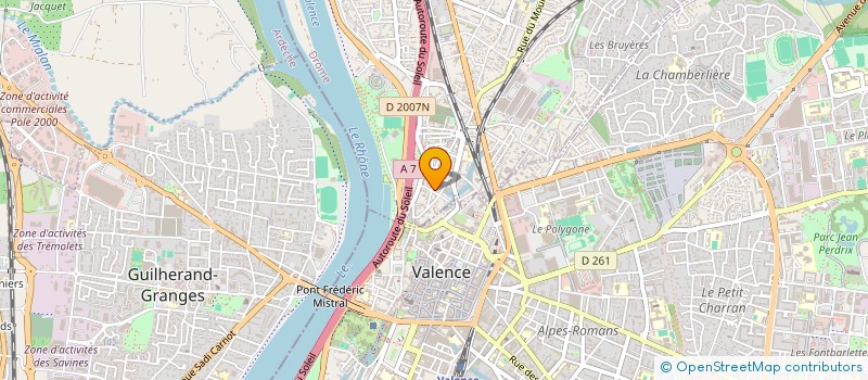 localisation de l'entreprise SCI MANDRIN  BOURG-LES-VALENCE