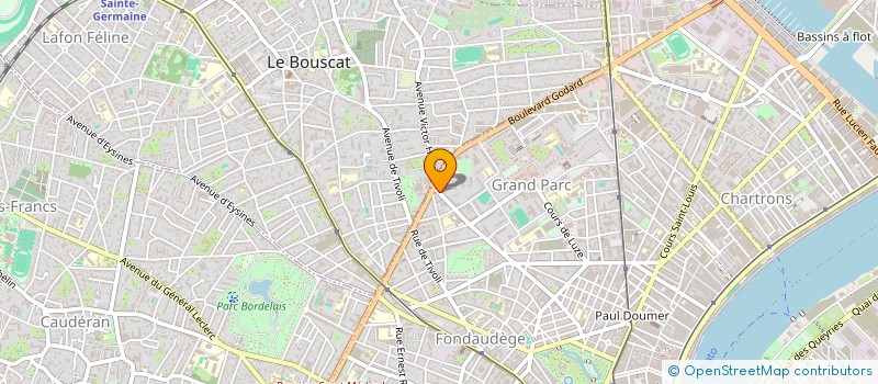 localisation de l'entreprise SCI MANDRON-GODARD  BORDEAUX