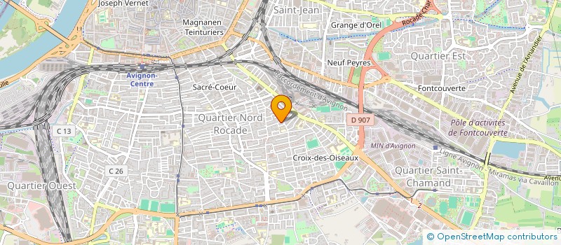 localisation de l'entreprise SCI MANDY  AVIGNON