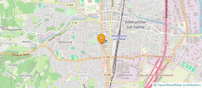 localisation de l'entreprise SCI MANDY IMMO  VILLEFRANCHE-SUR-SAONE