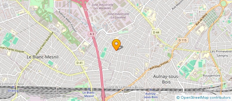 localisation de l'entreprise SCI MANDYNE à AULNAY-SOUS-BOIS
