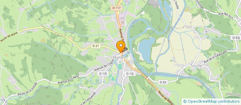 localisation de l'entreprise SCI MANE  MANE