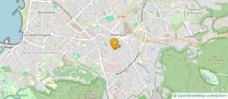 localisation de l'entreprise SCI MANE  MARSEILLE