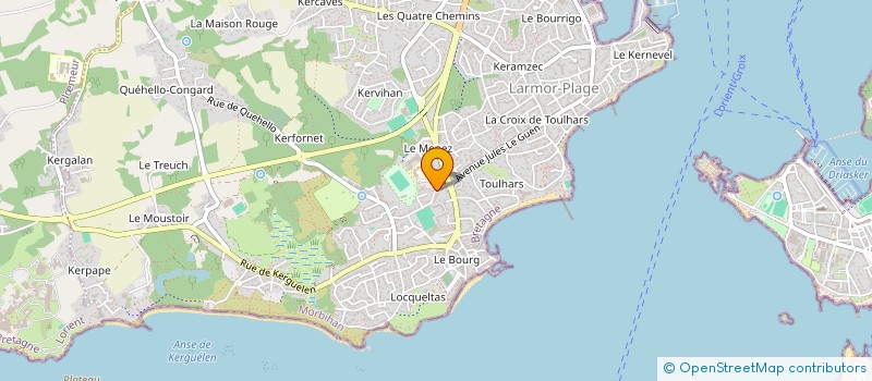 localisation de l'entreprise SCI MANE COSTY  LARMOR-PLAGE