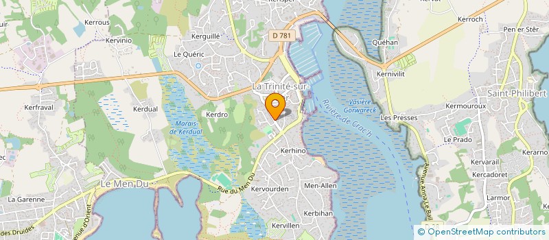 localisation de l'entreprise SCI MANE ROHR  LA TRINITE-SUR-MER