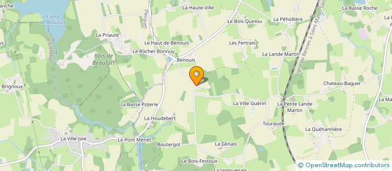 localisation de l'entreprise SCI MANECO  CHERRUEIX