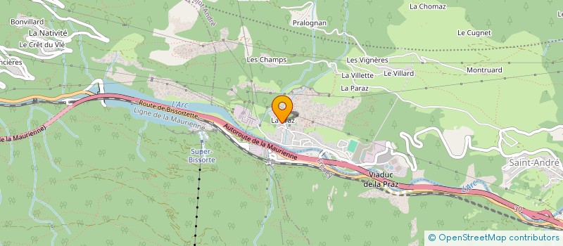 localisation de l'entreprise SCI MANEE  VILLARODIN-BOURGET