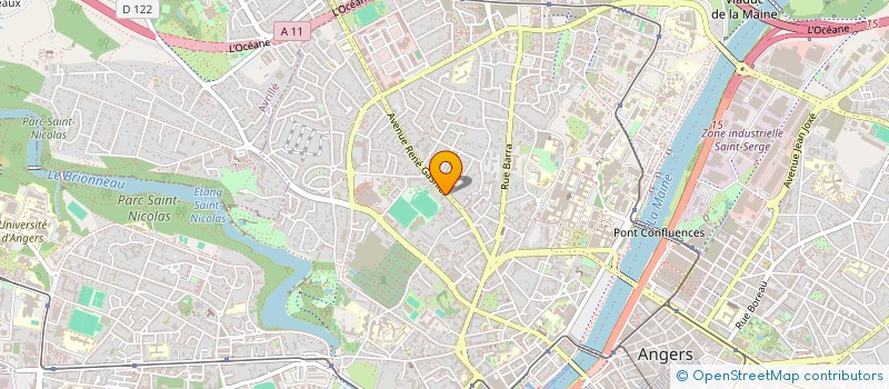 localisation de l'entreprise SCI MANEHA à ANGERS