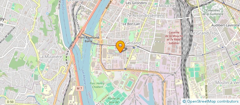 localisation de l'entreprise SCI MANEL  LYON