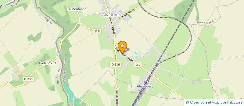 localisation de l'entreprise SCI MANEL 60  ABANCOURT