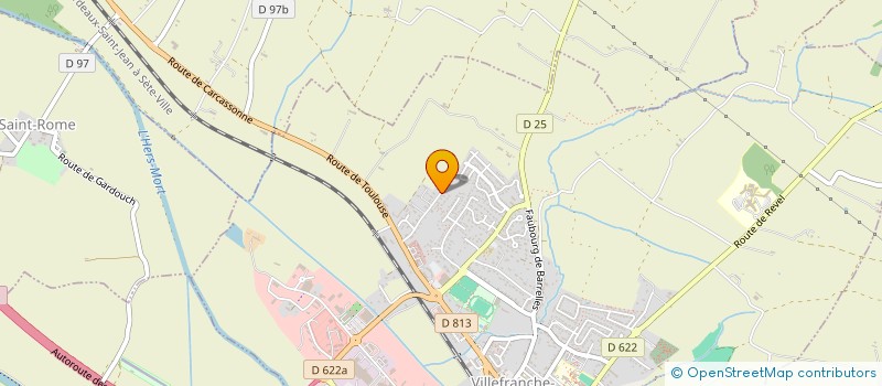 localisation de l'entreprise SCI MANELI  VILLEFRANCHE-DE-LAURAGAIS