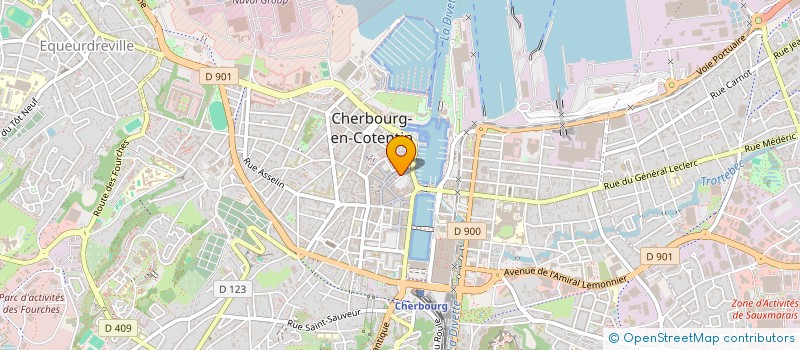 localisation de l'entreprise SCI MANELLE à CHERBOURG-EN-COTENTIN