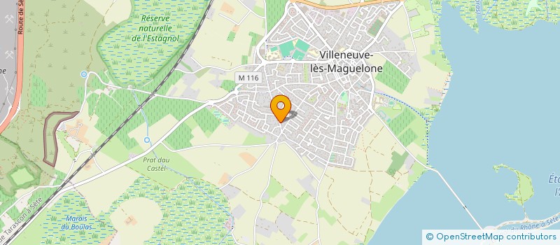 localisation de l'entreprise SCI MANELLES  VILLENEUVE-LES-MAGUELONE