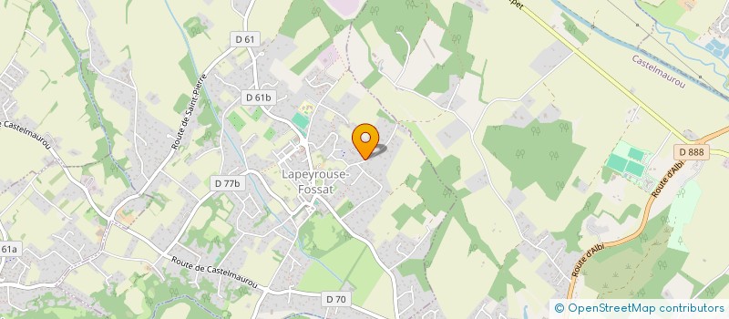 localisation de l'entreprise SCI MANELO  LAPEYROUSE-FOSSAT