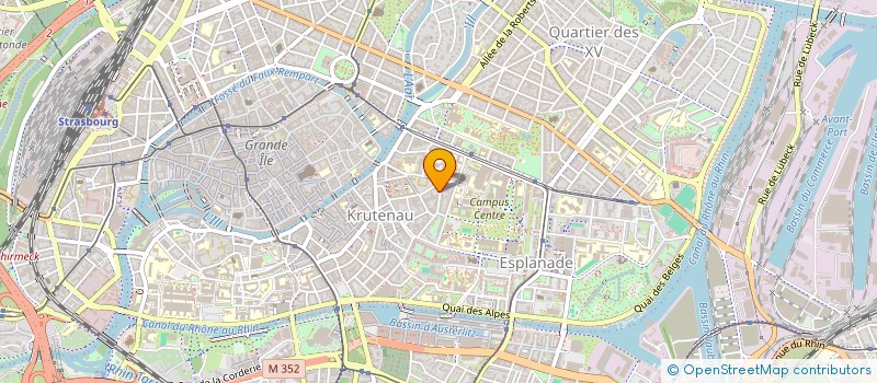 localisation de l'entreprise SCI MANEOHLU  STRASBOURG