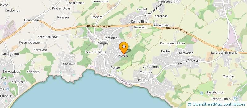 localisation de l'entreprise SCI MANER COAT MEUR  LOCMARIA-PLOUZANE