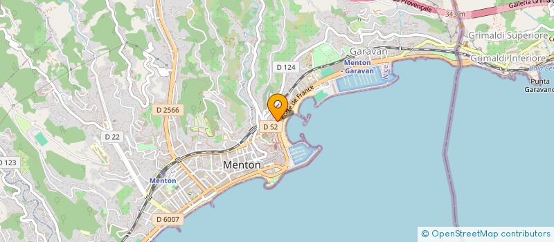 localisation de l'entreprise SCI MANERA à MENTON