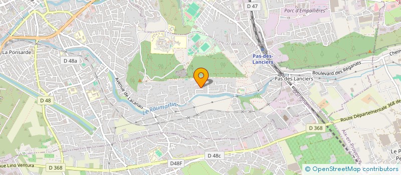 localisation de l'entreprise SCI MANESYAN  MARIGNANE