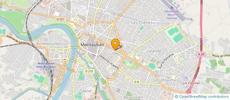 localisation de l'entreprise SCI MANET  MONTAUBAN