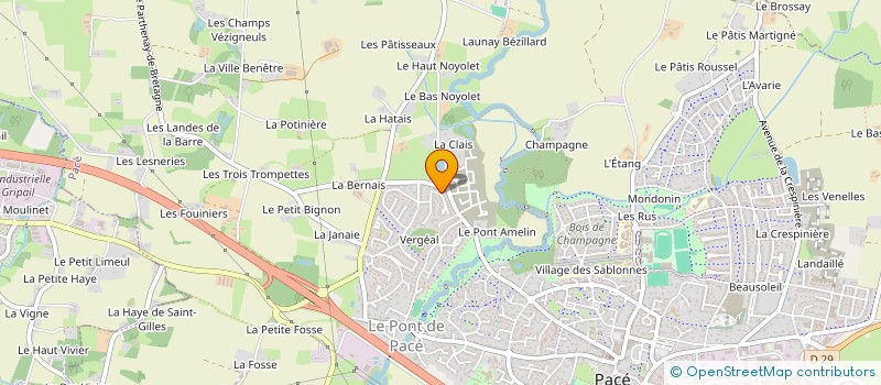 localisation de l'entreprise SCI MANEVIE à PACE