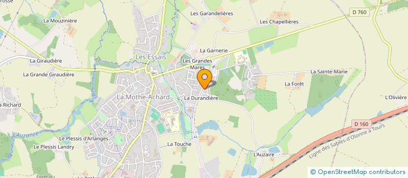 localisation de l'entreprise SCI MANG  LES ACHARDS