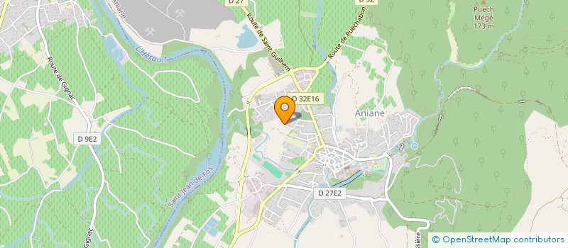 localisation de l'entreprise SCI MANGASEM  ANIANE