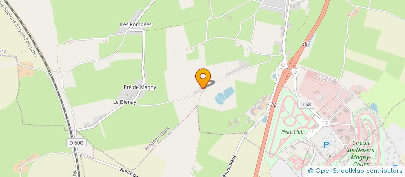 localisation de l'entreprise SCI MANGE à MAGNY-COURS
