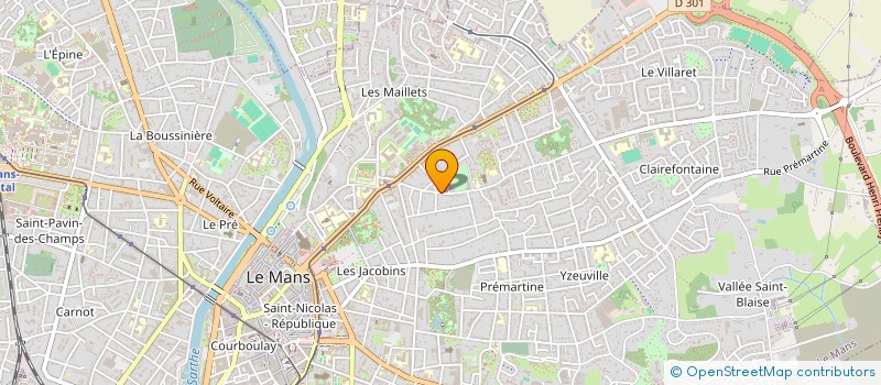 localisation de l'entreprise SCI MANGEARD  LE MANS