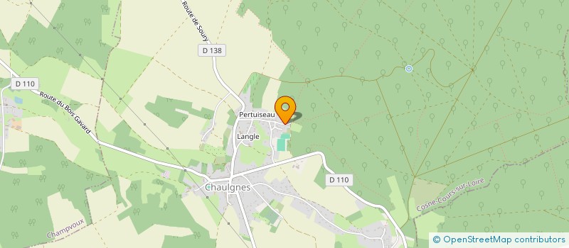 localisation de l'entreprise SCI MANGEMATIN  CHAULGNES