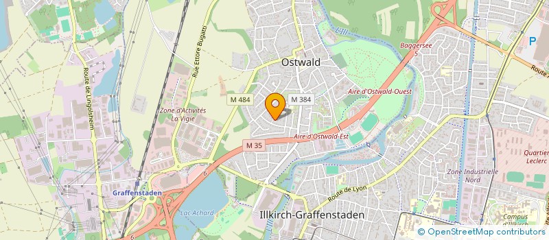 localisation de l'entreprise SCI MANGENEY  OSTWALD