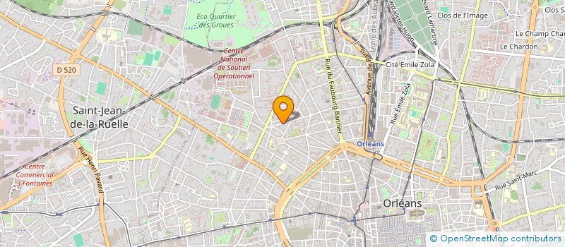 localisation de l'entreprise SCI MANGEOT à ORLEANS