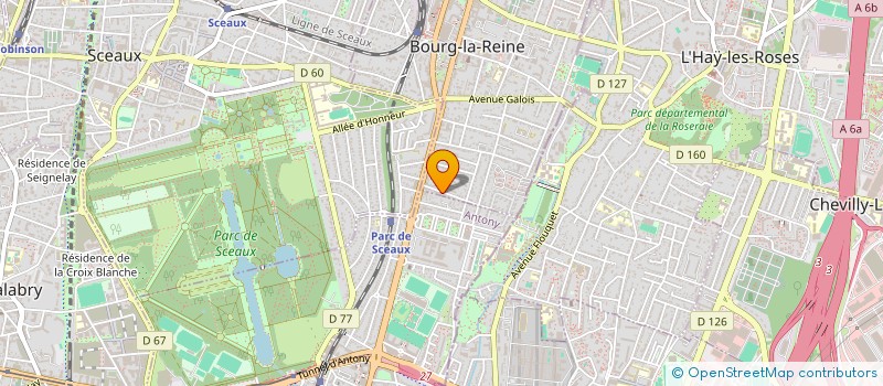 localisation de l'entreprise SCI MANGEZ à BOURG-LA-REINE