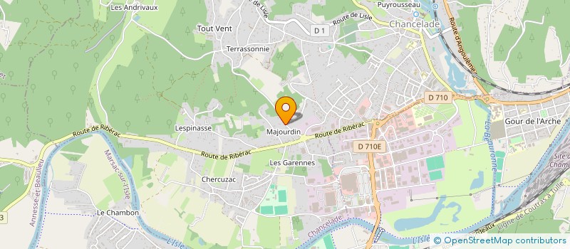 localisation de l'entreprise SCI MANGIN  CHANCELADE