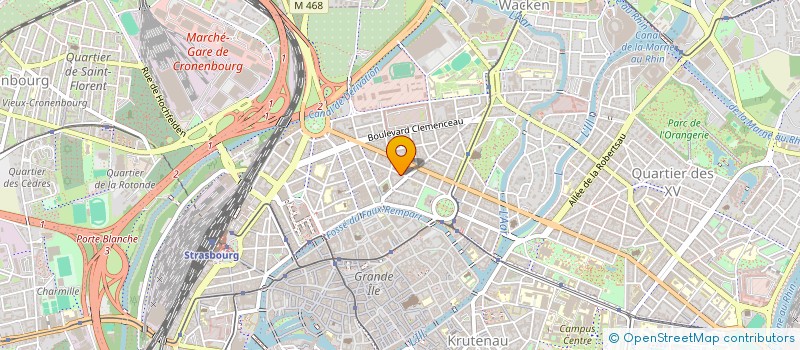 localisation de l'entreprise SCI MANGOUSTE  STRASBOURG