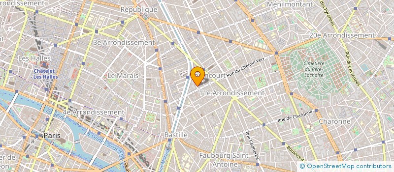 localisation de l'entreprise SCI MANGUI  PARIS