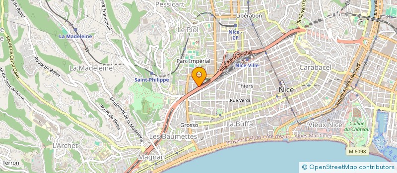 localisation de l'entreprise SCI MANGUY à NICE