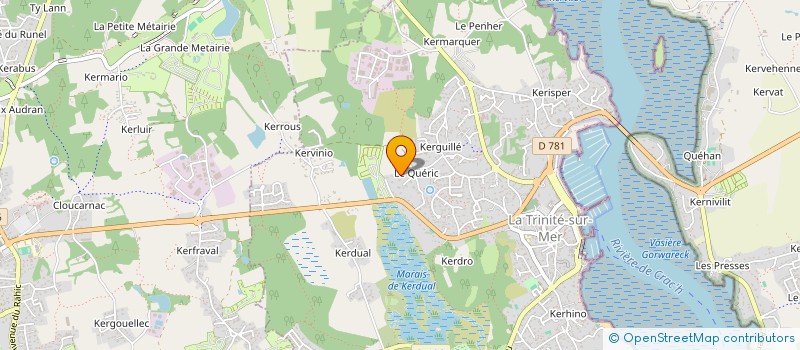 localisation de l'entreprise SCI MANHATTAN LLT  LA TRINITE-SUR-MER